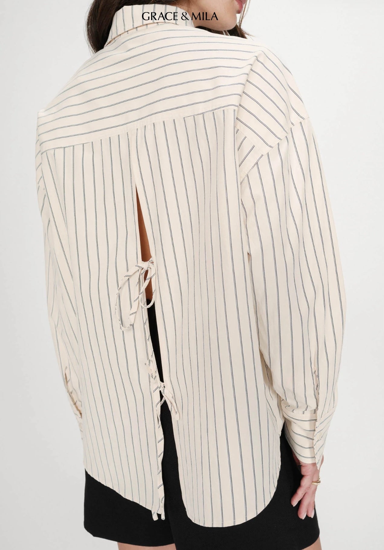 Chemise Oversize Manches Longues