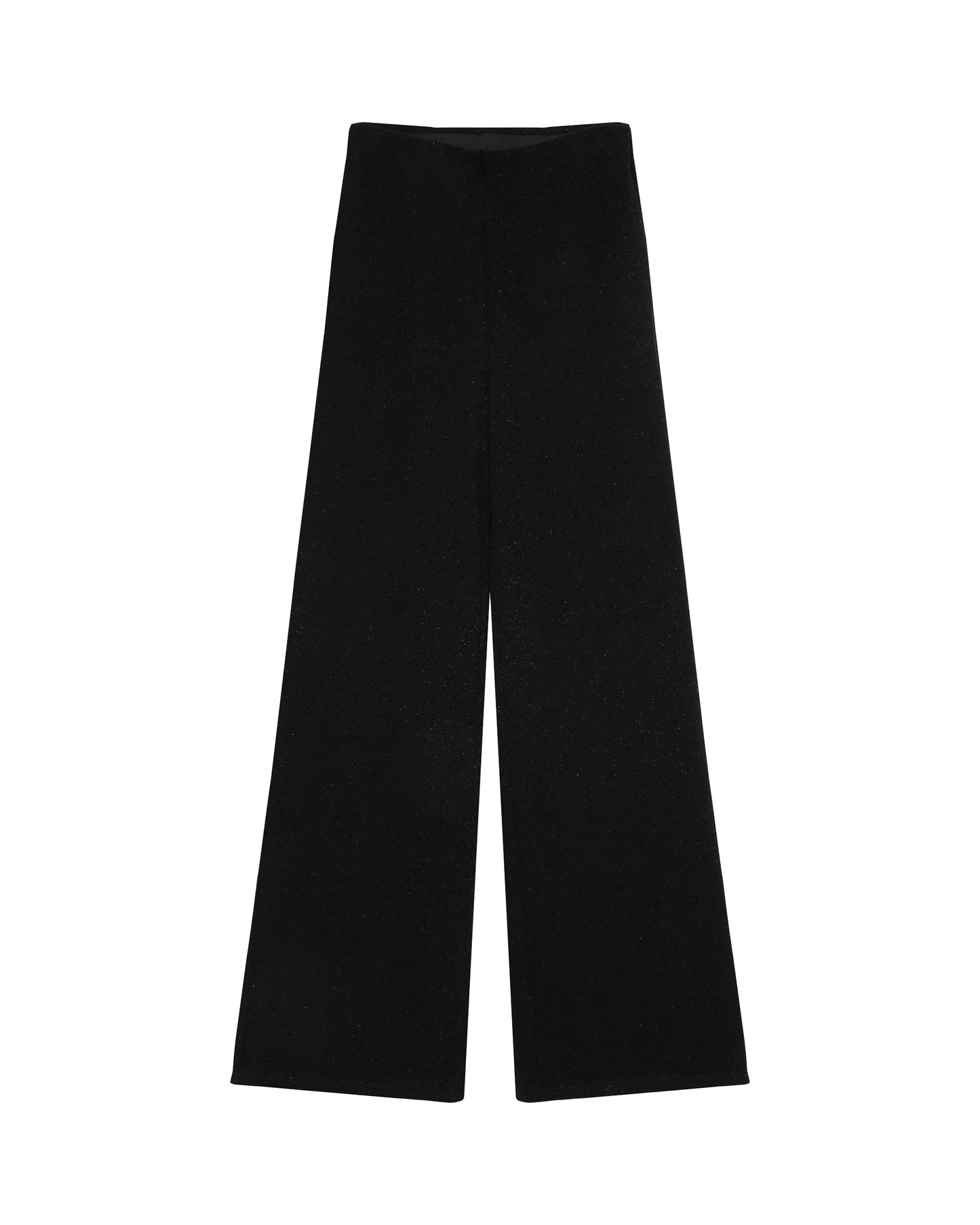Pantalon large noir pailletté
