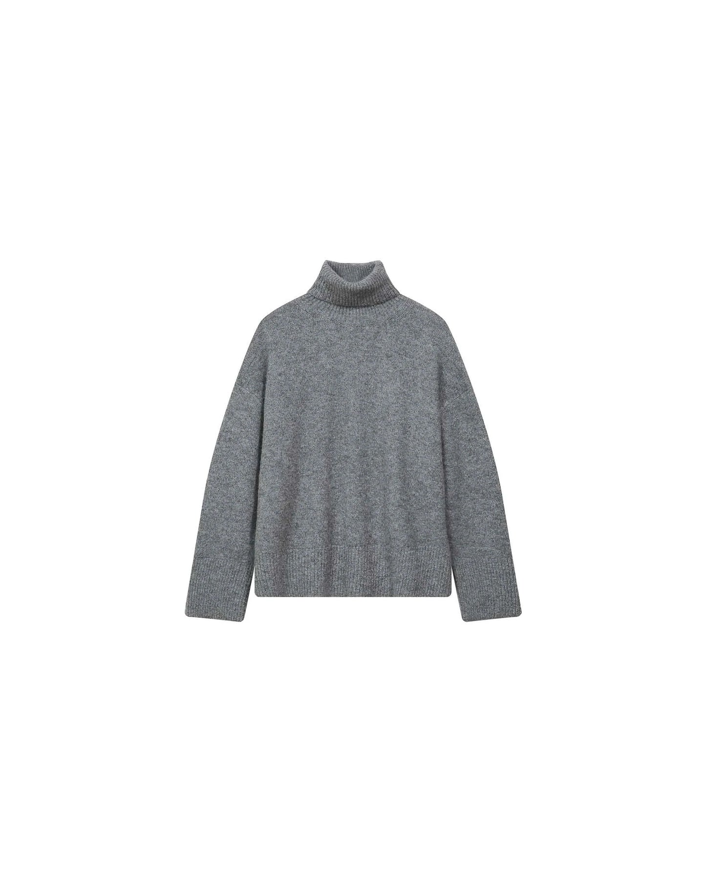 Pull oversize gris