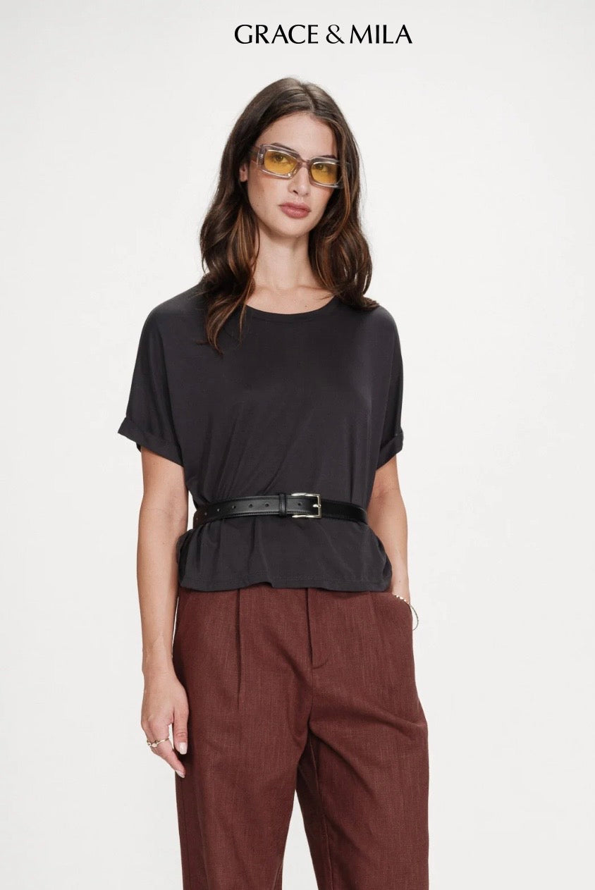 Tee-Shirt Oversize en Modal