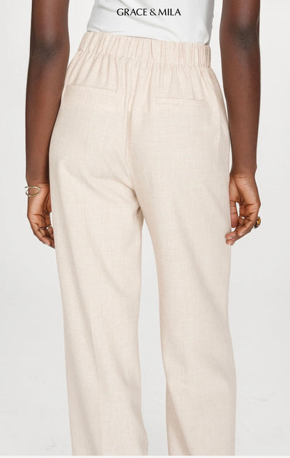 Pantalon de Tailleur Droit