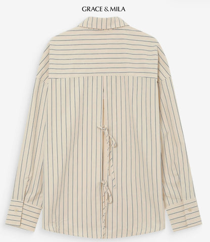 Chemise Oversize Manches Longues