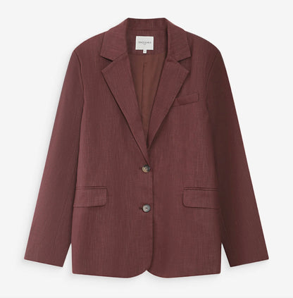 Blazer en Lin et Coton