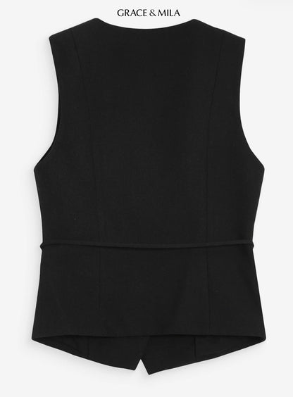 Gilet Sans Manche Cintré