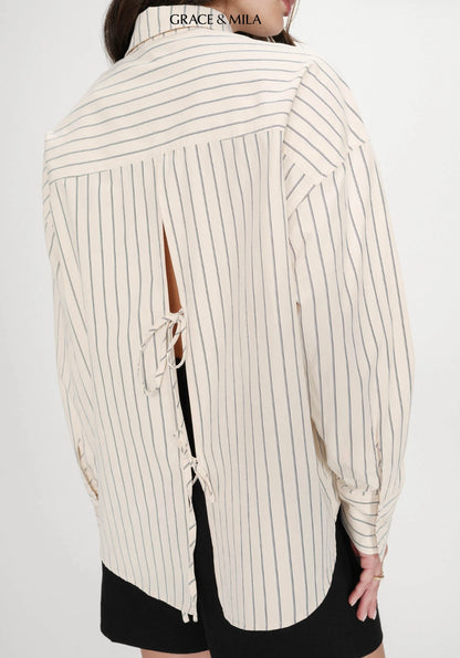 Chemise Oversize Manches Longues