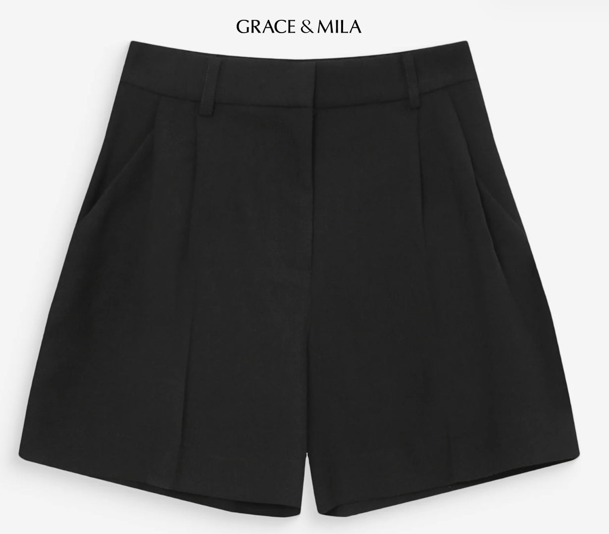 Short Droit à Plis