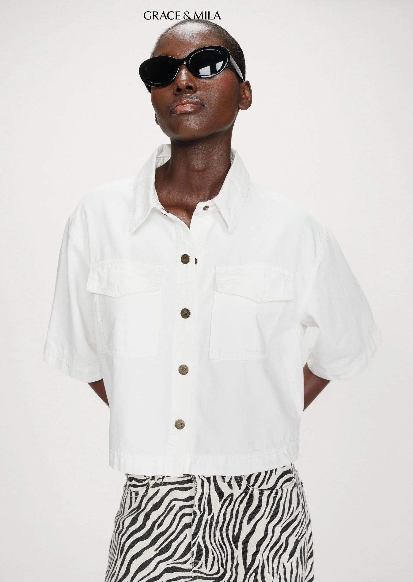 Chemise Oversize en Denim