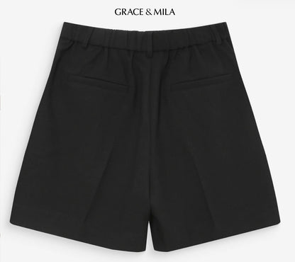 Short Droit à Plis