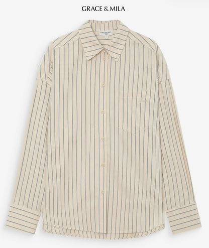 Chemise Oversize Manches Longues