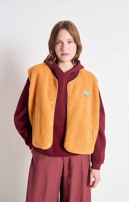 Veste sans manches orange