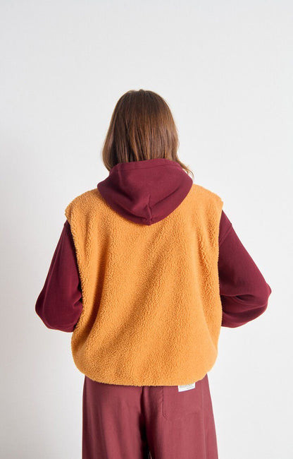 Veste sans manches orange