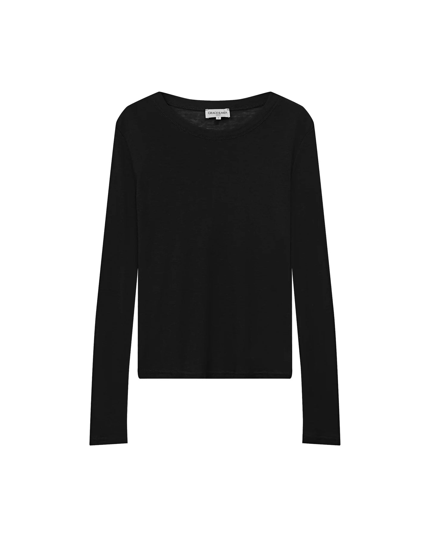 Top transparent noir