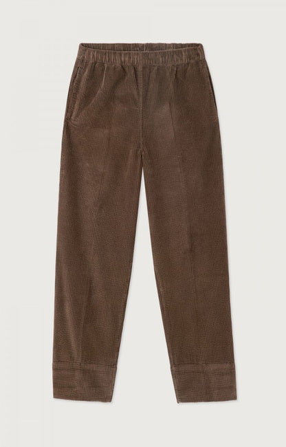 Pantalon en velours marron