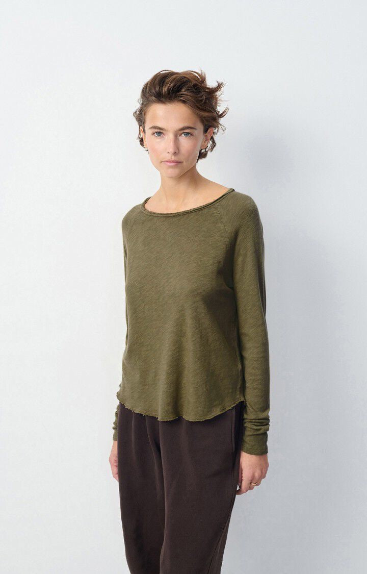 T-shirt manches longues kaki