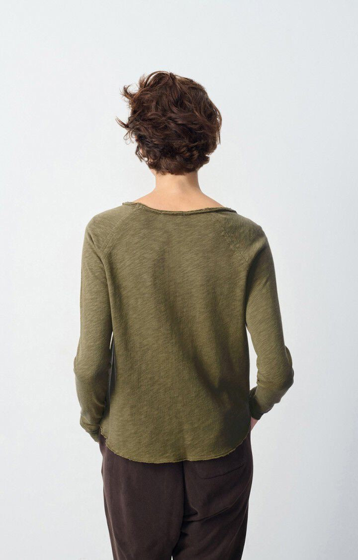 T-shirt manches longues kaki