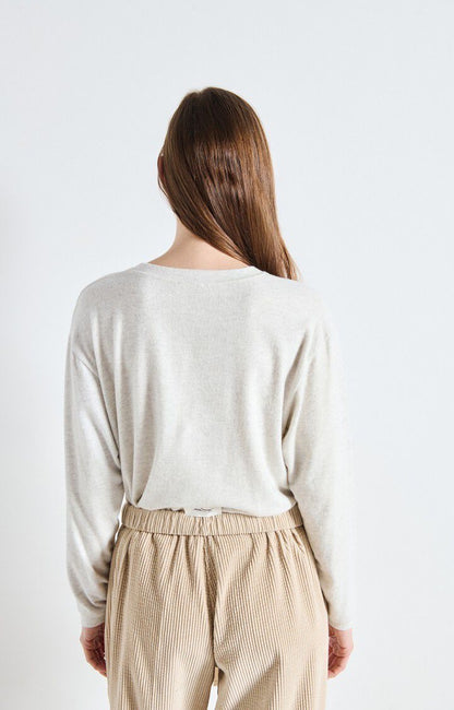 T-shirt manches longues gris