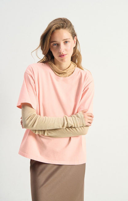T-shirt manche courtes rose