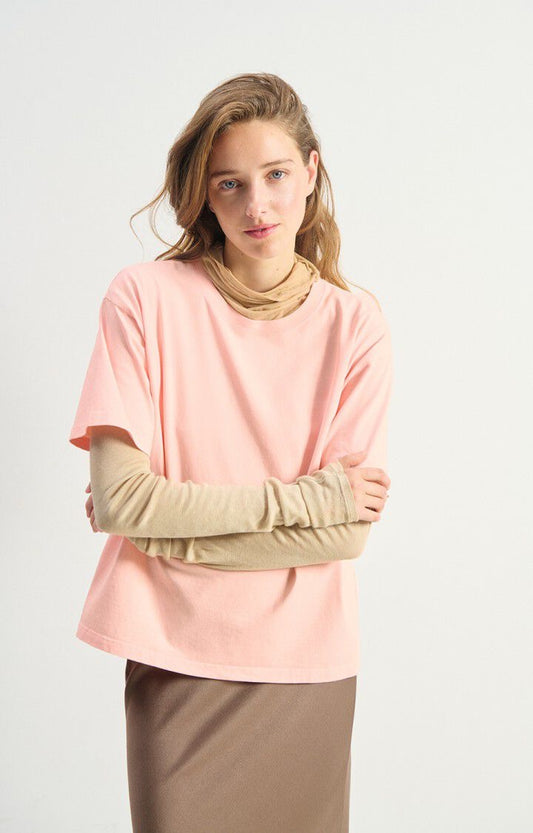T-shirt manche courtes rose