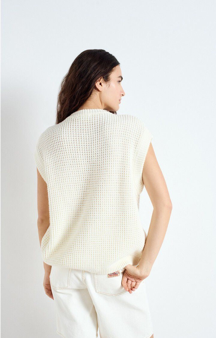 Gilet sans manches blanc